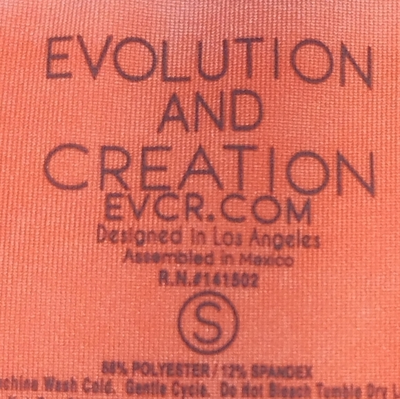 Evolution and Creation gym attire junior tie dye orange Size: S - Picture 3 of 4